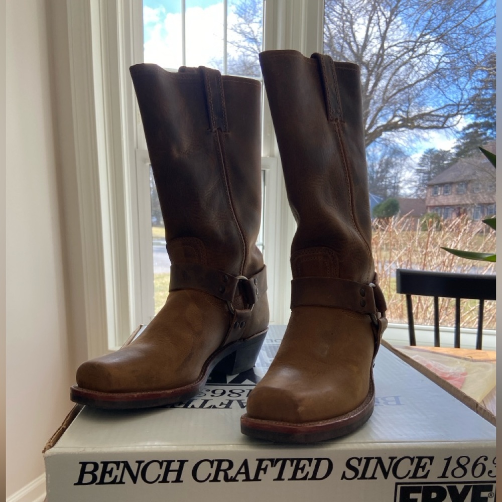 Frye boots, worn maybe 2 times.  Stored in original box